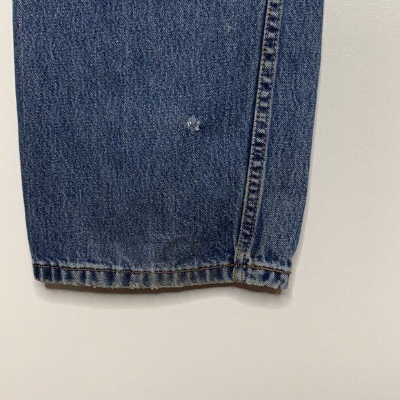 Vintage Levis 505 Jeans 1970s-80s Red Tab 38x32 Medium Wash Men's - Picture 5 of 12